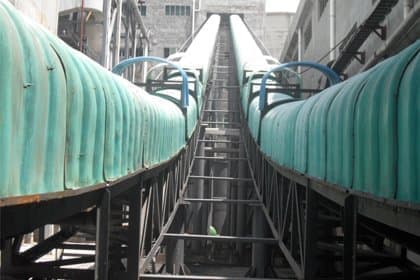 Introduction to the advantages of high-efficiency large inclination conveyor